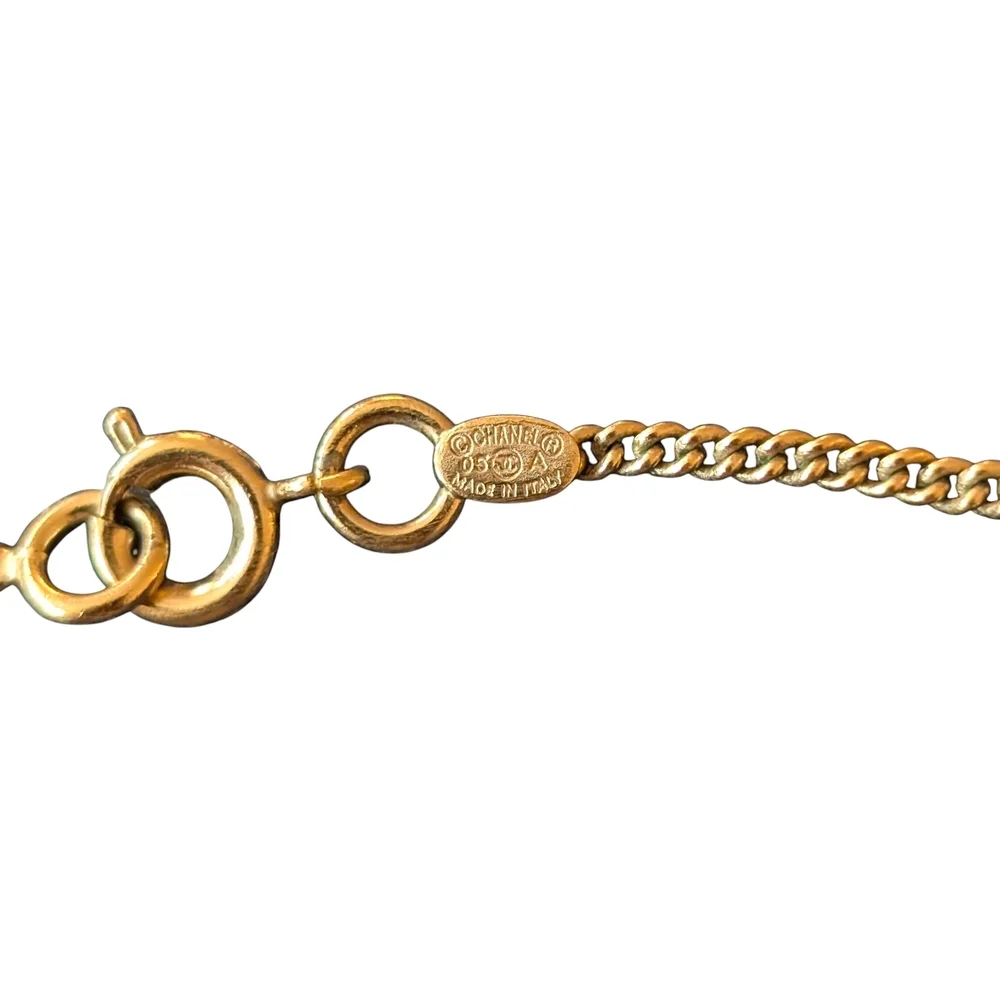 Chanel 05A Vintage Necklace High Heel CC Charm Karl Lagerfeld Archive Authentic